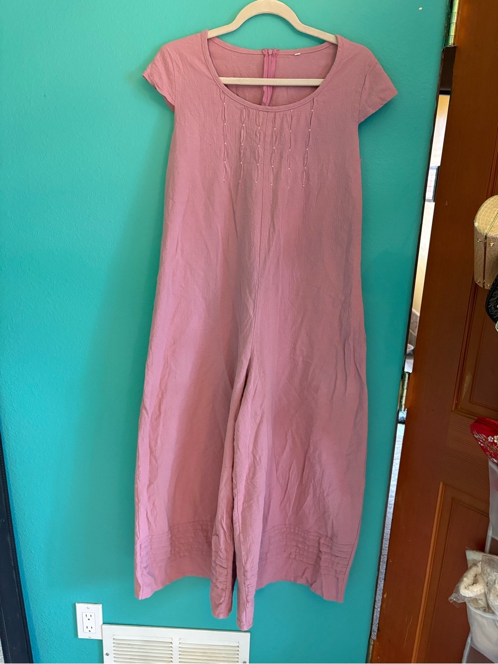 Wide leg summer jumpsuit
